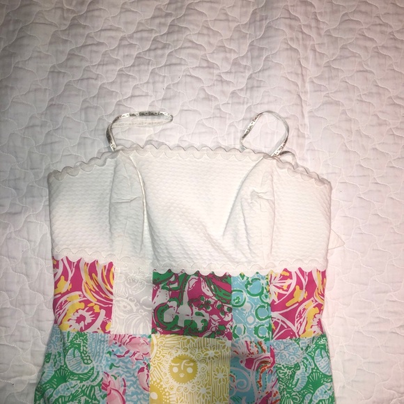 Lilly pulitzer strapless dress size 6 - Picture 3 of 8